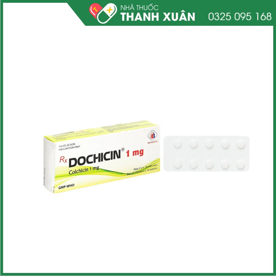 Dochicin 1mg phòng và trị gout
